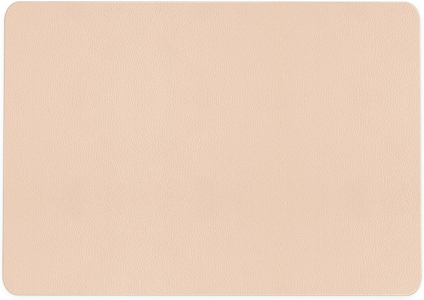 Nekmit Leather Desk Blotter Pad 17 x 12 Inches, Flat, Non-Slip, Waterproof, Apricot