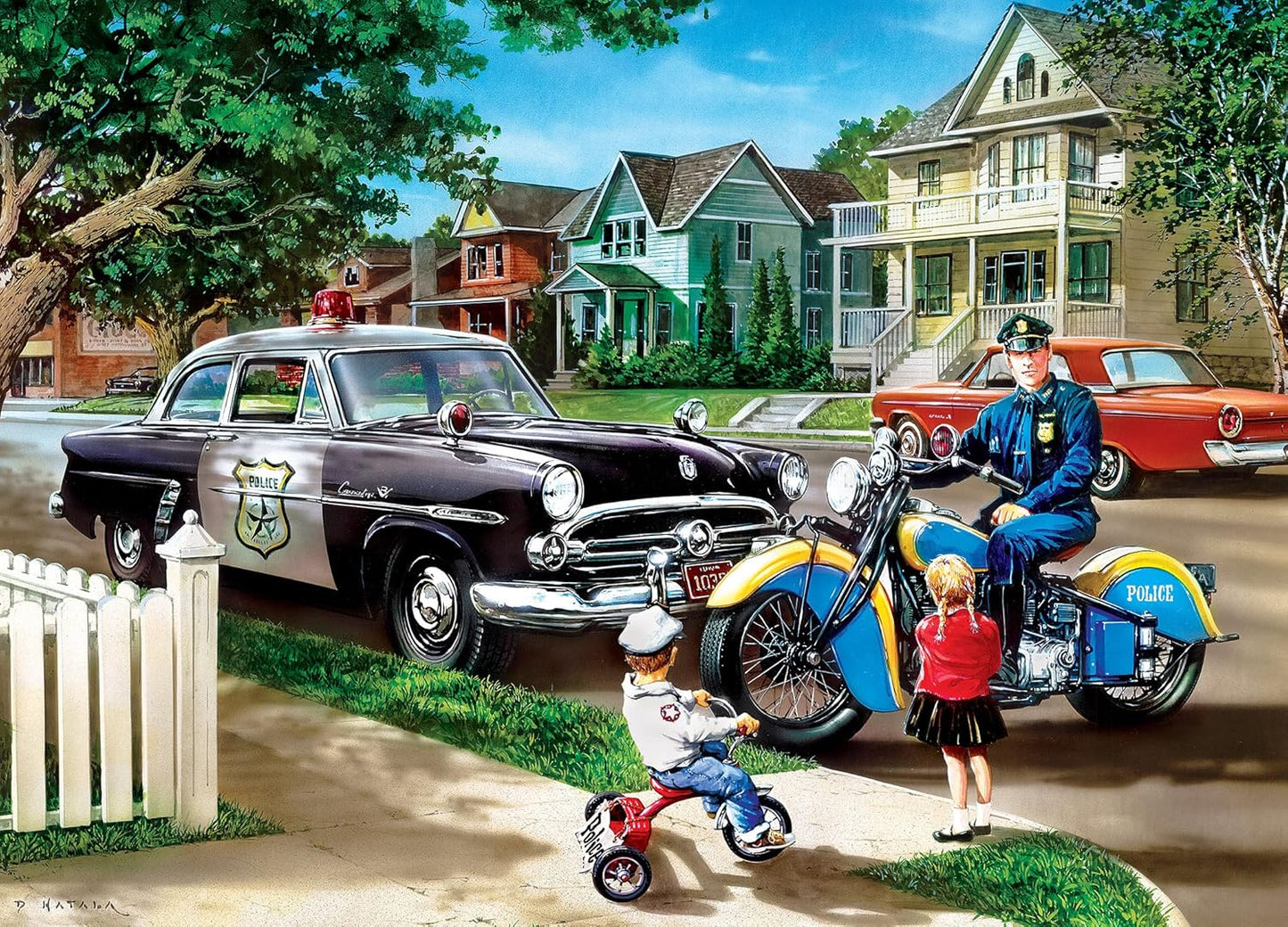 MasterPieces 1000 Piece Jigsaw Puzzle for Adults, Family, or Youth - Neighborhood Patrol - 19.25"x26.75"