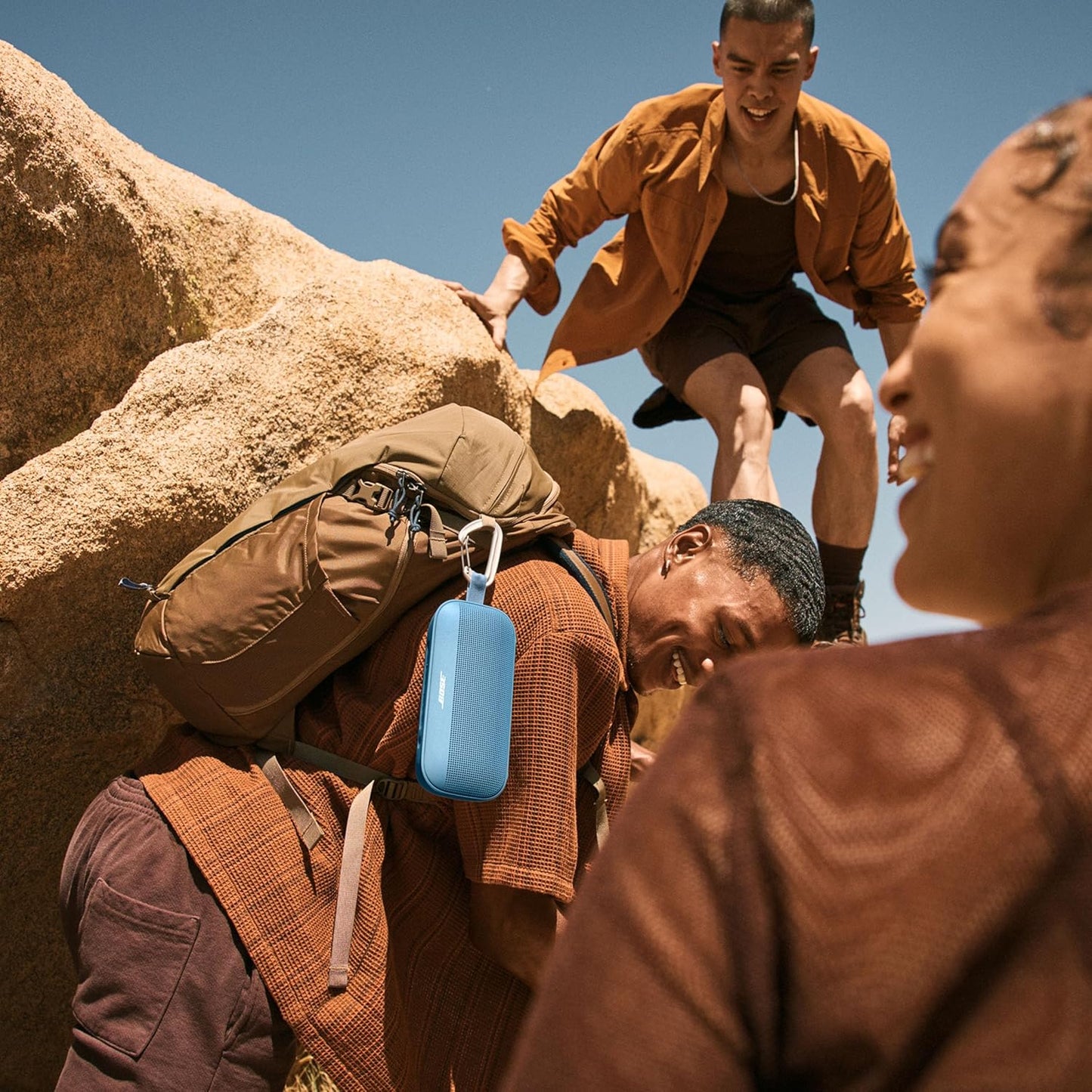 Bose SoundLink Flex Portable Bluetooth Speaker (2nd Gen), Portable Outdoor Speaker with Hi-Fi Audio, Up to 12 Hours Battery Life, Waterproof and Dustproof, Blue Dusk