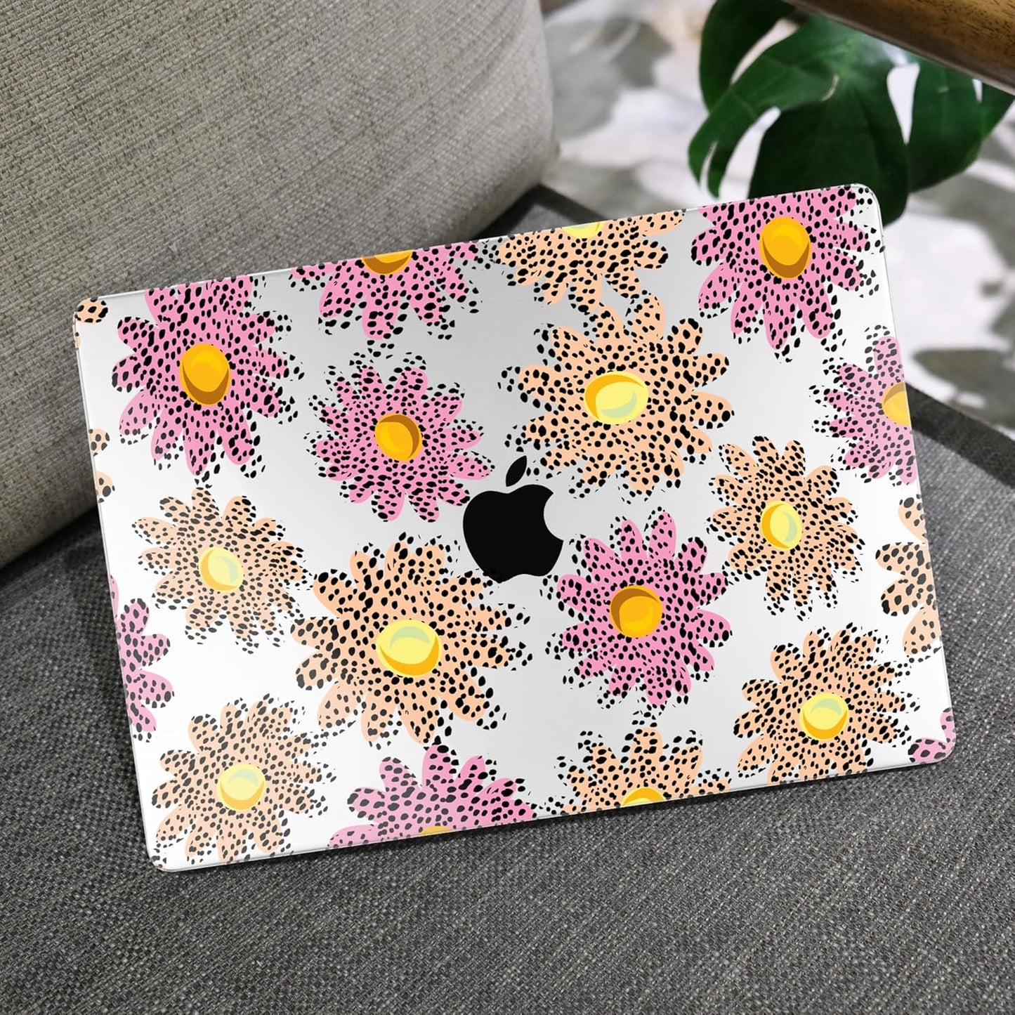 MEEgoodo Case for MacBook Pro 13 inch Case 2022 2021 2020 New A2338 M2/M1 A2251 A2289, Laptop Hard Shell with Keyboard & Camera Cover Compatible with 13 inch MacBook Pro, Abstract Polka Dot