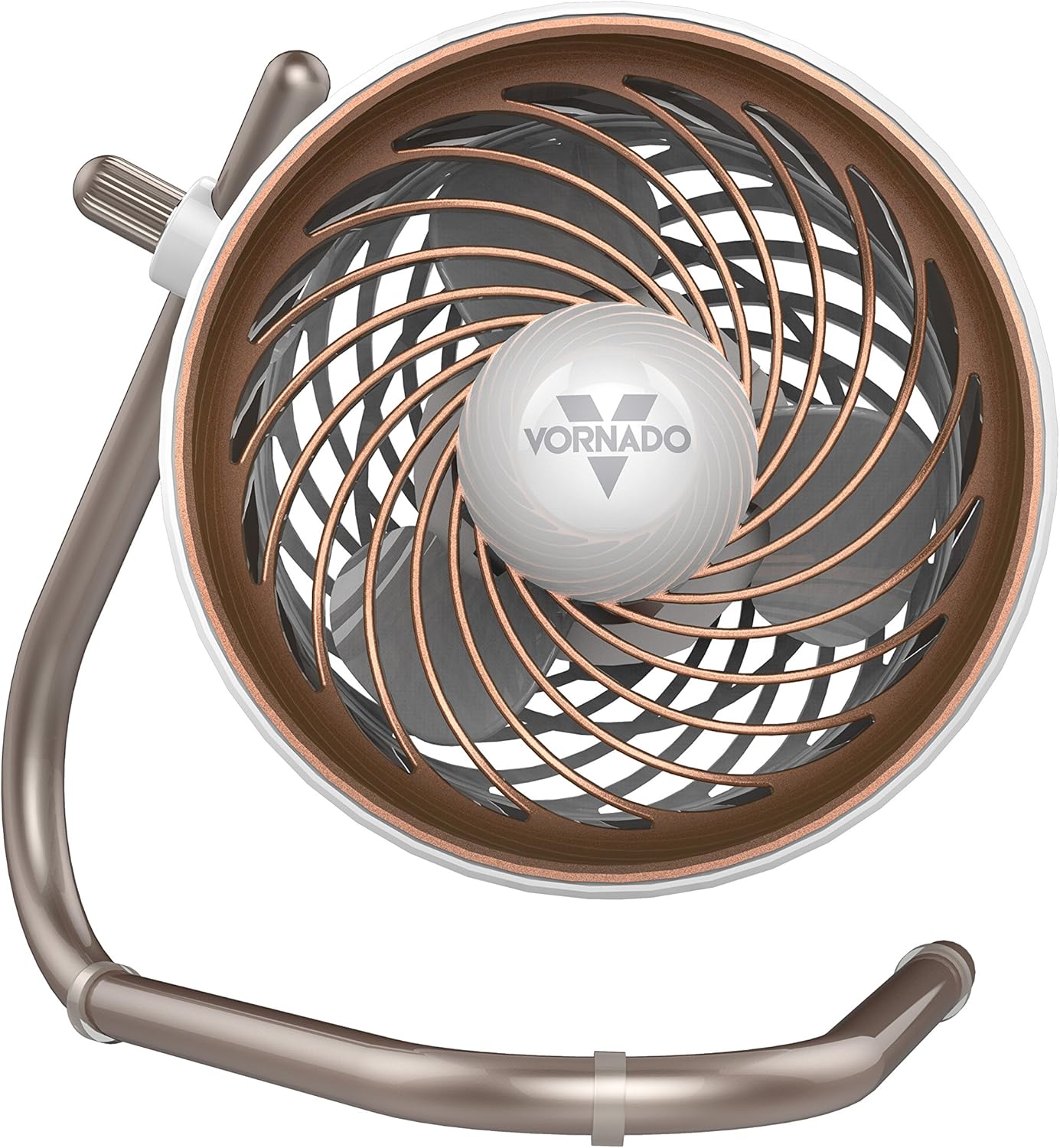 Vornado Pivot Personal Air Circulator Fan, 6-inch, Quiet Portable Travel Fan, 3 Speeds, Copper