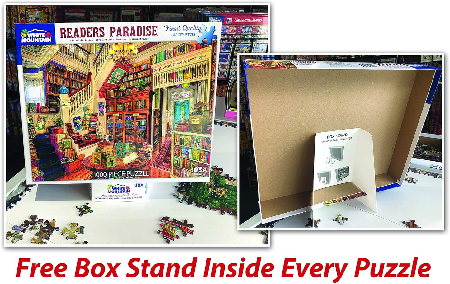 White Mountain Puzzles Covered Bridges, 1000 Piece Jigsaw Puzzle