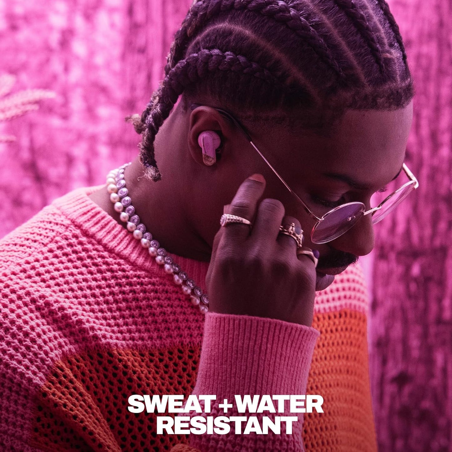 Skullcandy Dime Evo Wireless Earbuds, Bluetooth Headphones, Noise Isolating Fit, Up to 36 Hours Battery, Microphone for iPhone Android, Easy Carry with Clip-Anywhere Case - Realtree Edge Colors Pink