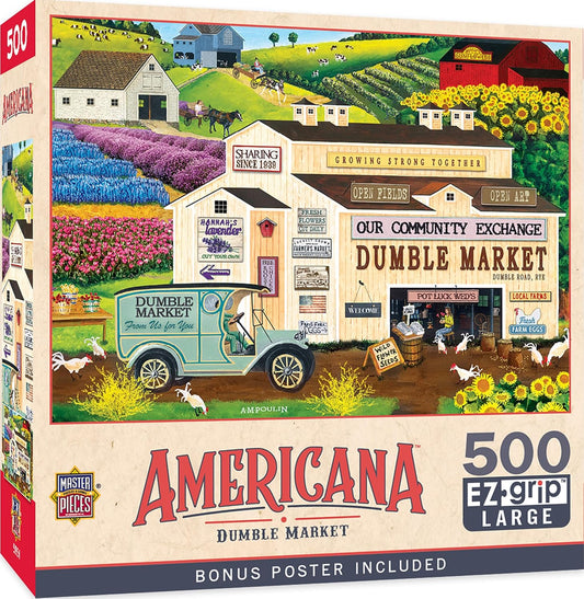MasterPieces 500 Piece EZ Grip Jigsaw Puzzle for Adults, Family, Or Youth - Dumble Market - 19.25"x26.75"