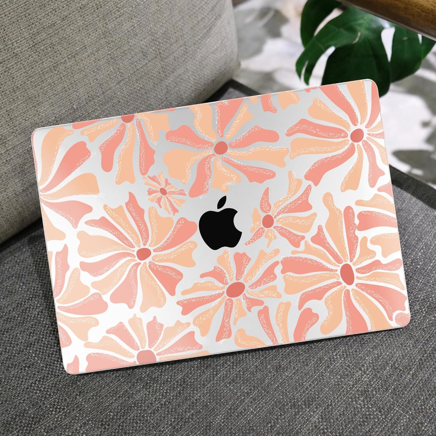 MEEgoodo Case for MacBook Pro 13 inch Case 2022 2021 2020 New A2338 M2/M1 A2251 A2289, Laptop Hard Shell with Keyboard & Camera Cover Compatible with 13 inch MacBook Pro, Cute Retro Groovy Flowers