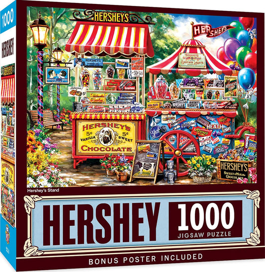 MasterPieces 1000 Piece Jigsaw Puzzle for Adults, Family, Or Youth - Hershey's Stand - 19.25"x26.75"