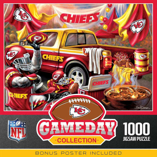 MasterPieces NFL Gameday Puzzles Collection - NFL Gameday Tailgate 1000 Piece Jigsaw Puzzle