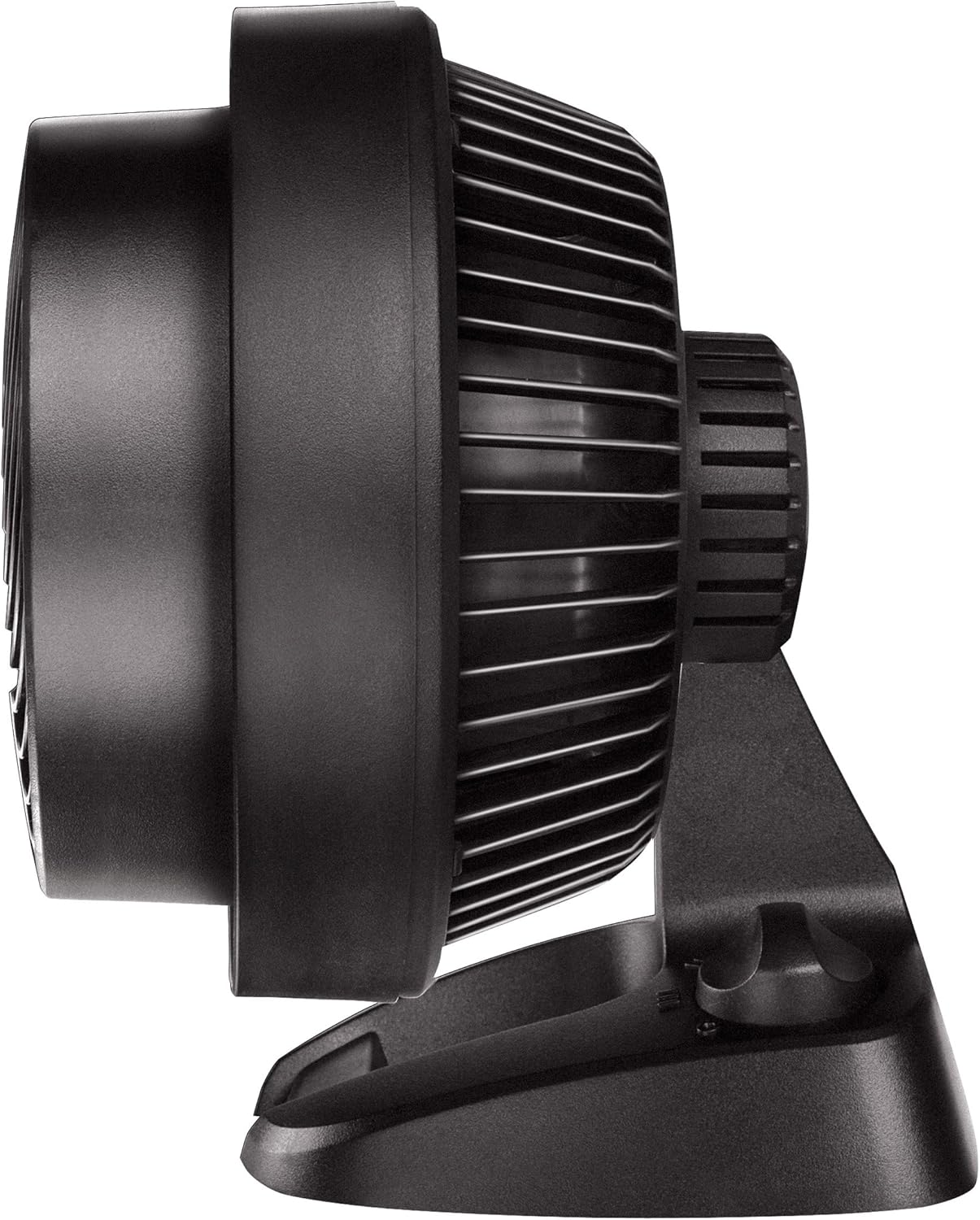 Vornado 530 Compact Whole Room Air Circulator, High Velocity Floor Fan with 3 Speeds for Cooling Airflow, Signature Vortex Action, Manual Control, Adjustable Tilt, Powerful Airflow, Black