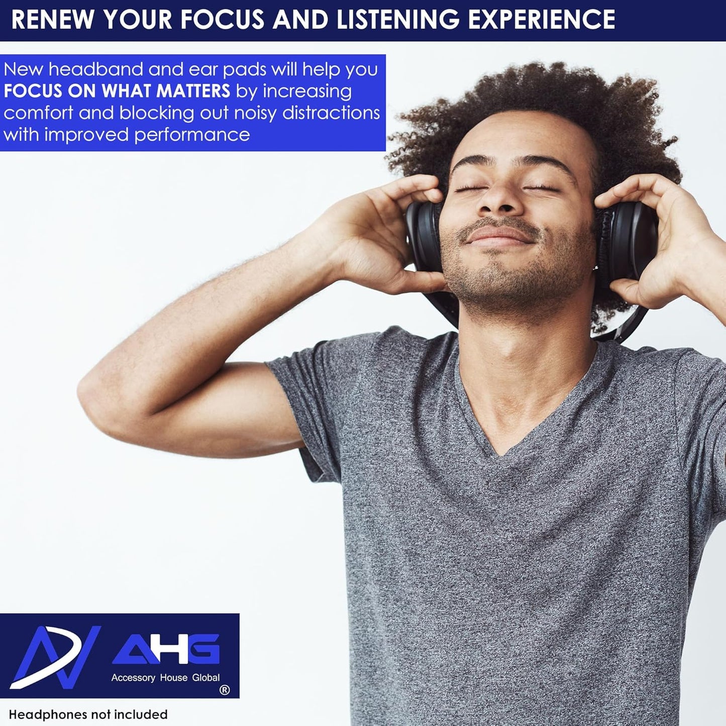 Replacement QC35 / QC35 ii earpads and QC35 Headband / QC35 ii Headband V3 pad Cushion Compatible with Bose QuietComfort 35 (QC35) and Bose QuietComfort 35 ii (QC35 ii) (AHG-QC35-COMBO-SHPSKN-HB)