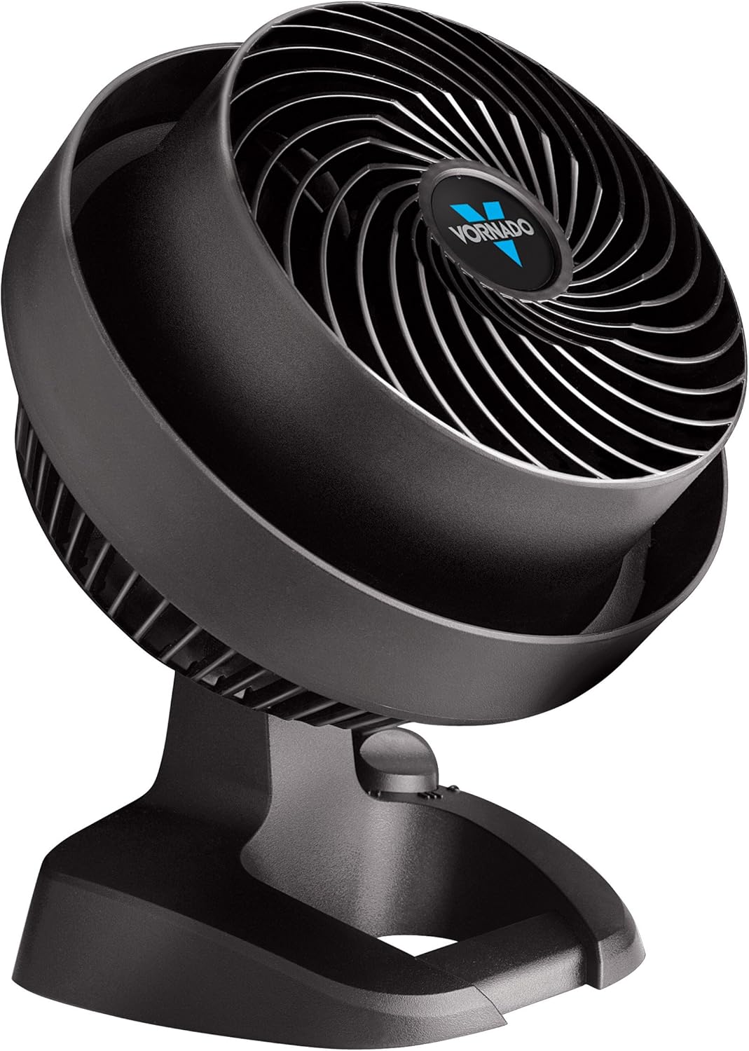 Vornado 530 Compact Whole Room Air Circulator, High Velocity Floor Fan with 3 Speeds for Cooling Airflow, Signature Vortex Action, Manual Control, Adjustable Tilt, Powerful Airflow, Black