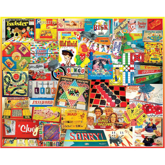 White Mountain Puzzles The Games We Played - 1000 Piece Jigsaw Puzzle