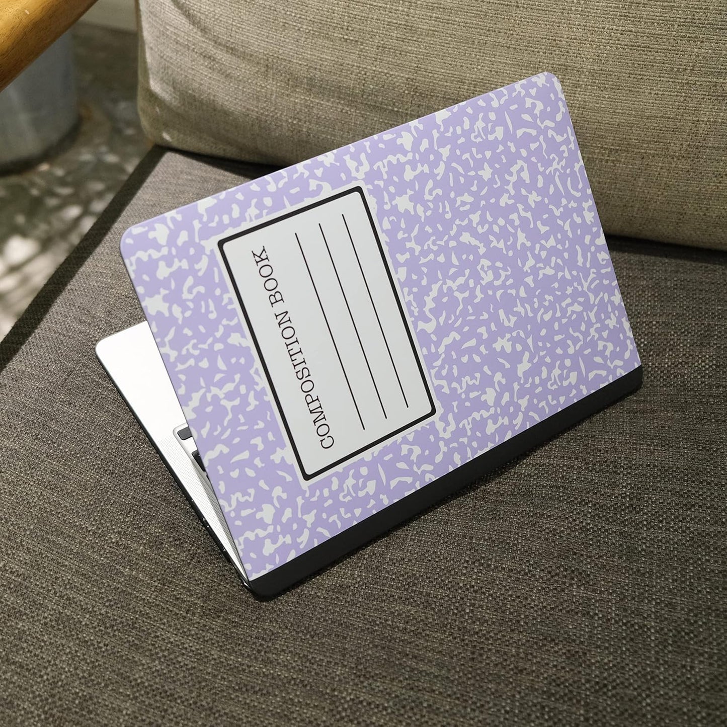 MEEgoodo Case for MacBook Pro 13 inch Case with M2 Chip 2022 2021 2020 New A2338 M1 A2251 A2289, Hard Shell with Keyboard & Camera Cover Compatible with 13 inch MacBook Pro, Composition Book Purple