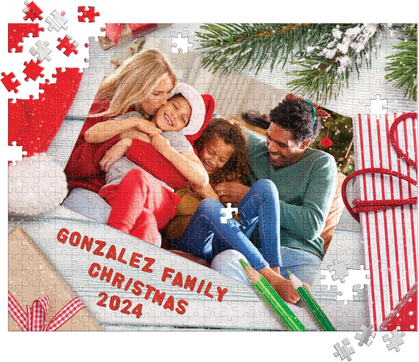 Holiday Photo Personalized Puzzle - 500 Pieces - I See Me!