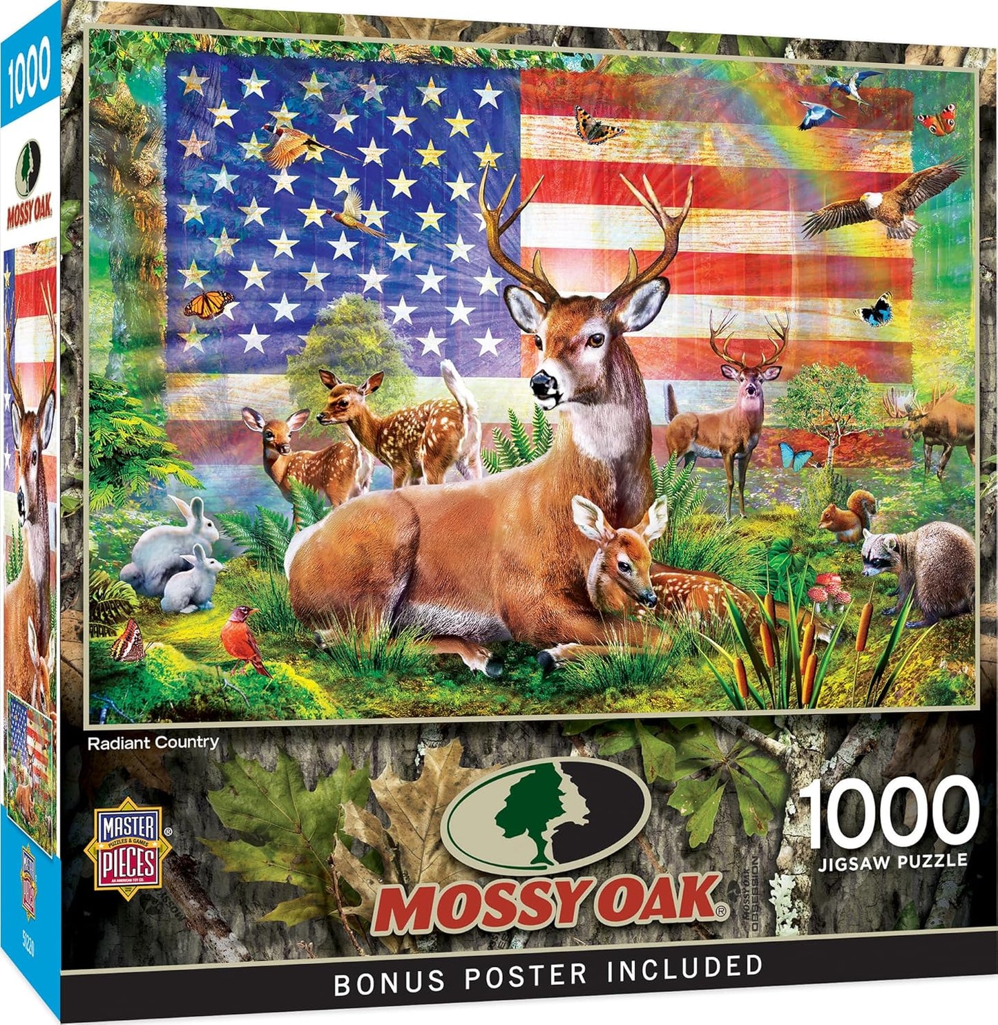 MasterPieces 1000 Piece Jigsaw Puzzle for Adults, Family, Or Youth - Radiant County - 19.25"x26.75"
