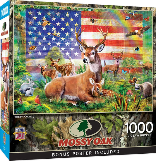 MasterPieces 1000 Piece Jigsaw Puzzle for Adults, Family, Or Youth - Radiant County - 19.25"x26.75"