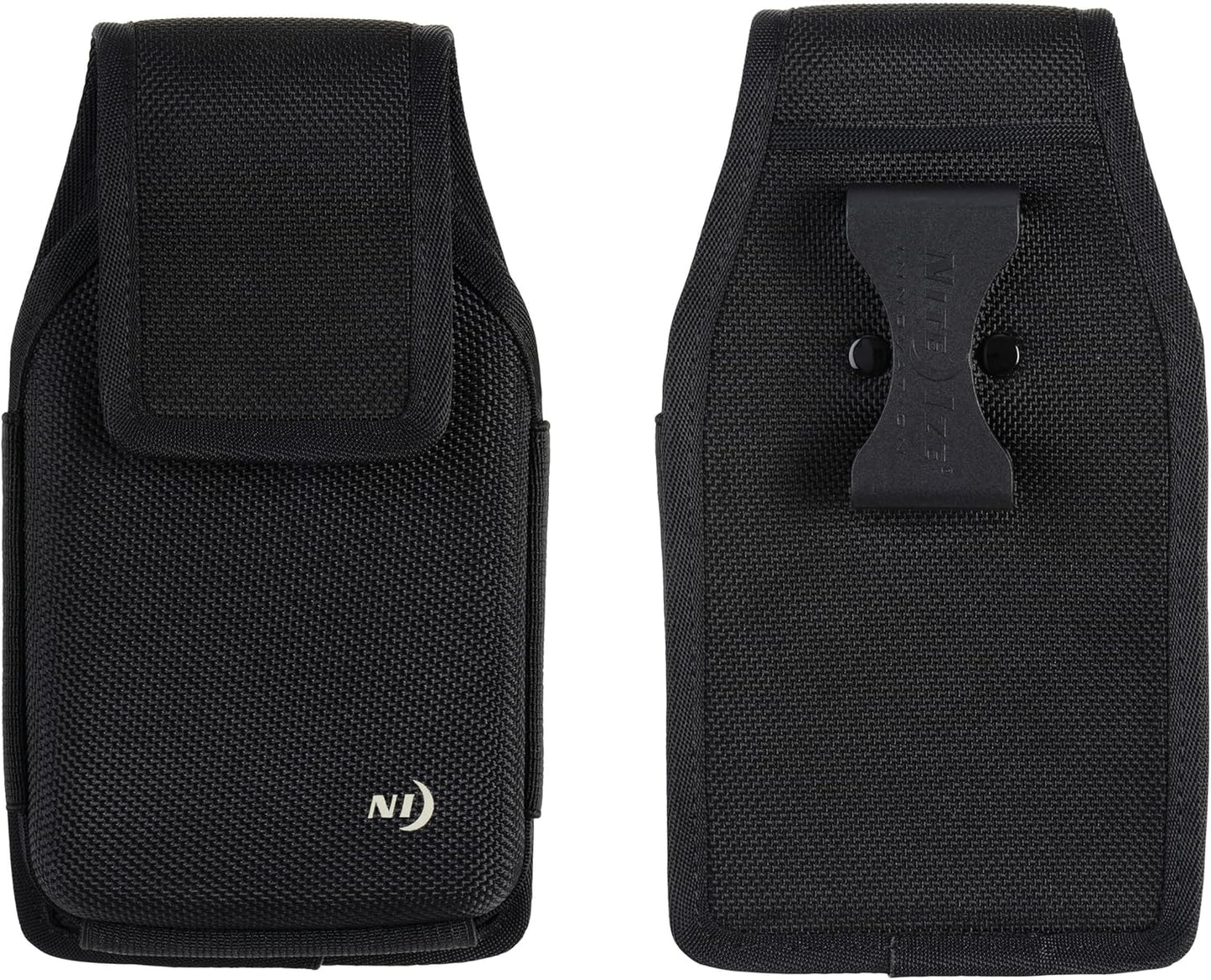 Nite Ize Clip Case Hardshell Universal Rugged Holster - Protective Phone Holder with Belt Clip - Holster for Men's & Women's Belts - Utility Belt Phone Pouch - XX-Large, Black