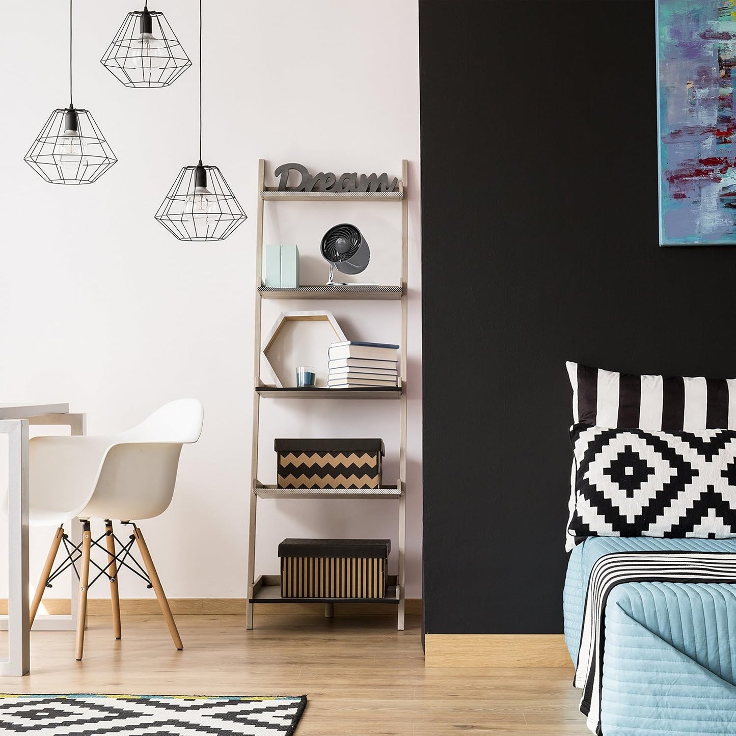 Vornado Pivot Personal Air Circulator Fan, 6-inch, Quiet Portable Travel Fan, 3 Speeds, Storm Gray