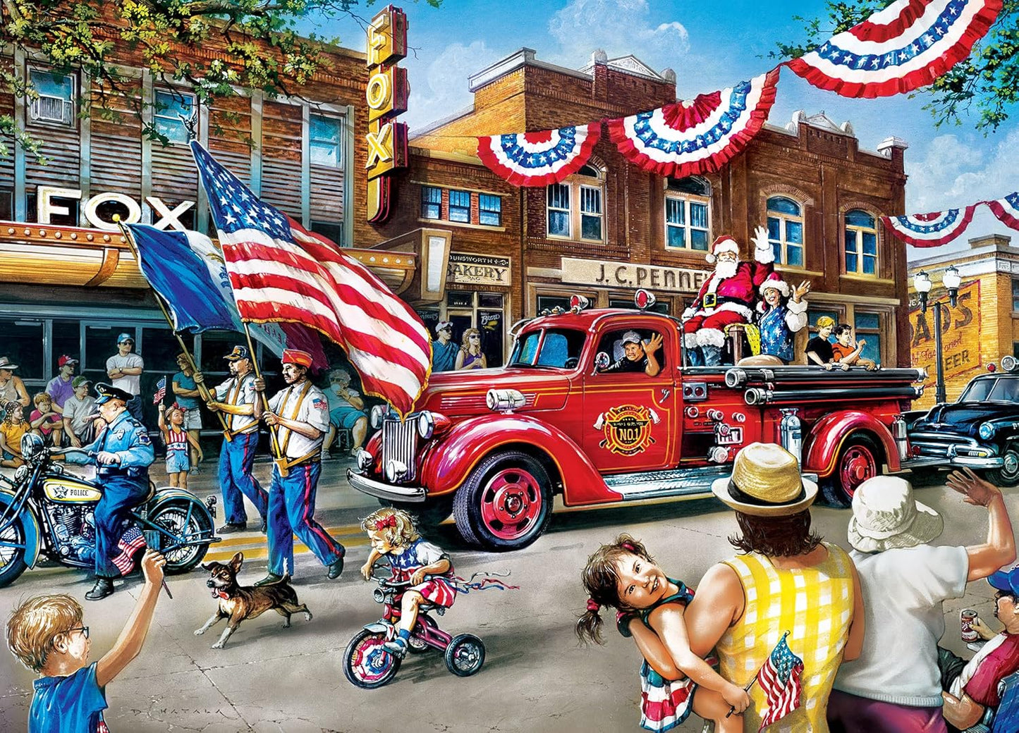 MasterPieces 1000 Piece Jigsaw Puzzle for Adults, Family, Or Youth - Parade Day - 19.25"x26.75"