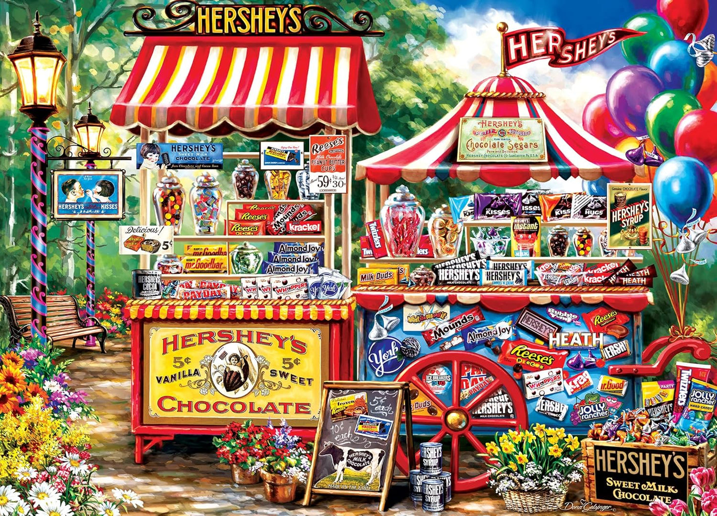 MasterPieces 1000 Piece Jigsaw Puzzle for Adults, Family, Or Youth - Hershey's Stand - 19.25"x26.75"