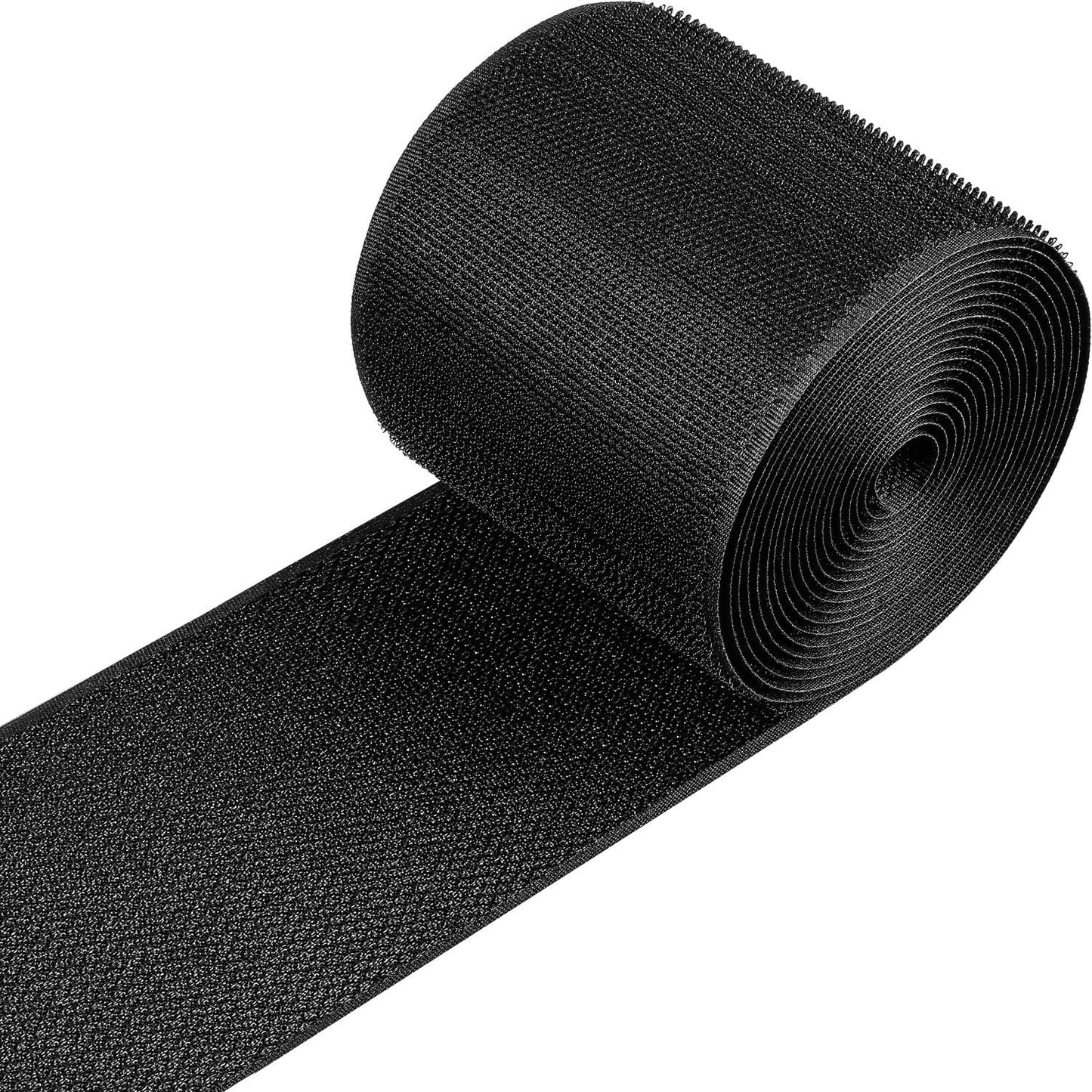 Cable Floor Strip Cord Cover Grip Floor Cable Protector Carpet Cable Management, Hold Cords in Place, Keep Cables Organized, Protect Cords and Prevent a Trip Hazard, 3 Inch x 10 Feet (10 Feet, Black)